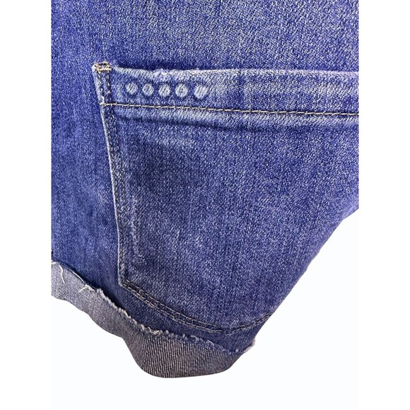 BLANKNYC Fulton RollUp Denim Cuttoff Shorts Distressed Sizes 24 25 27 28 31 Boho - Picture 10 of 14